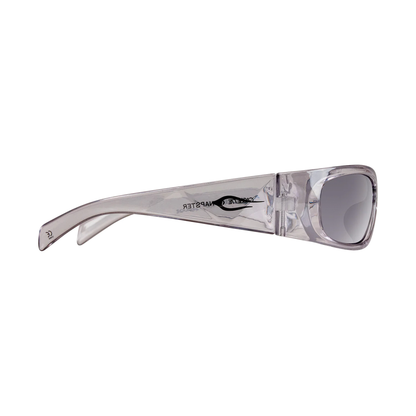 Cassette Napster Sunglasses - Translucent Grey / Smoke lens