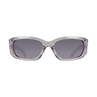 Cassette Napster Sunglasses - Translucent Grey / Smoke lens