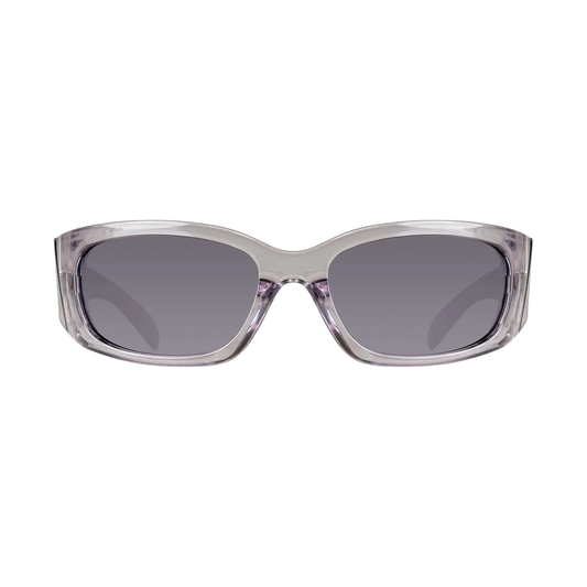 Cassette Napster Sunglasses - Translucent Grey / Smoke lens