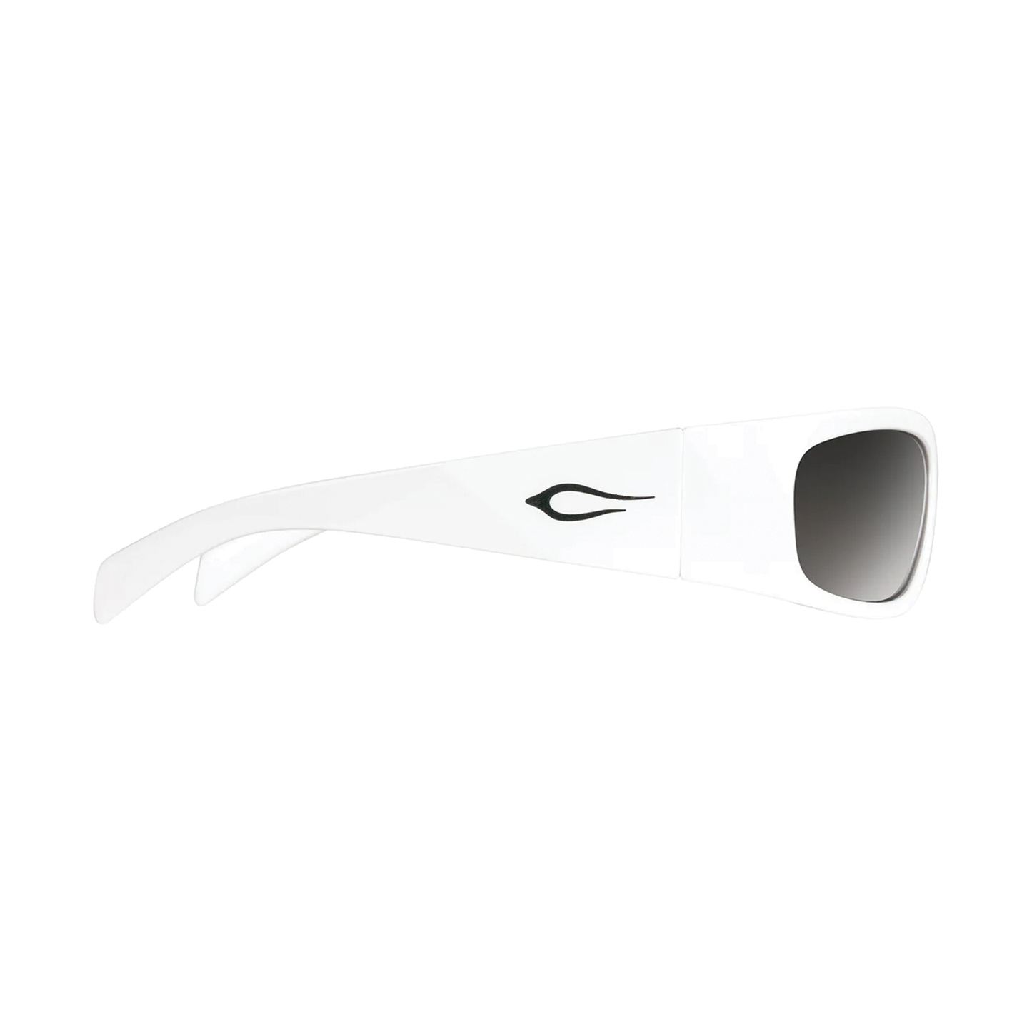 Cassette Napster Sunglasses - White / Smoke lens