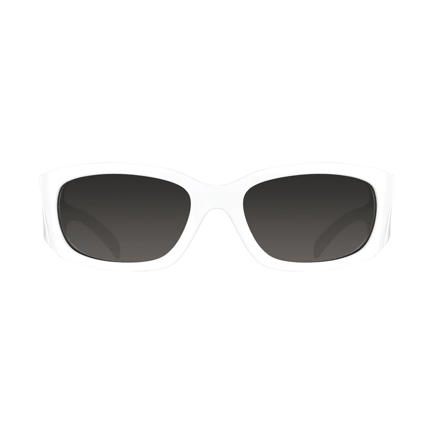 Cassette Napster Sunglasses - White / Smoke lens