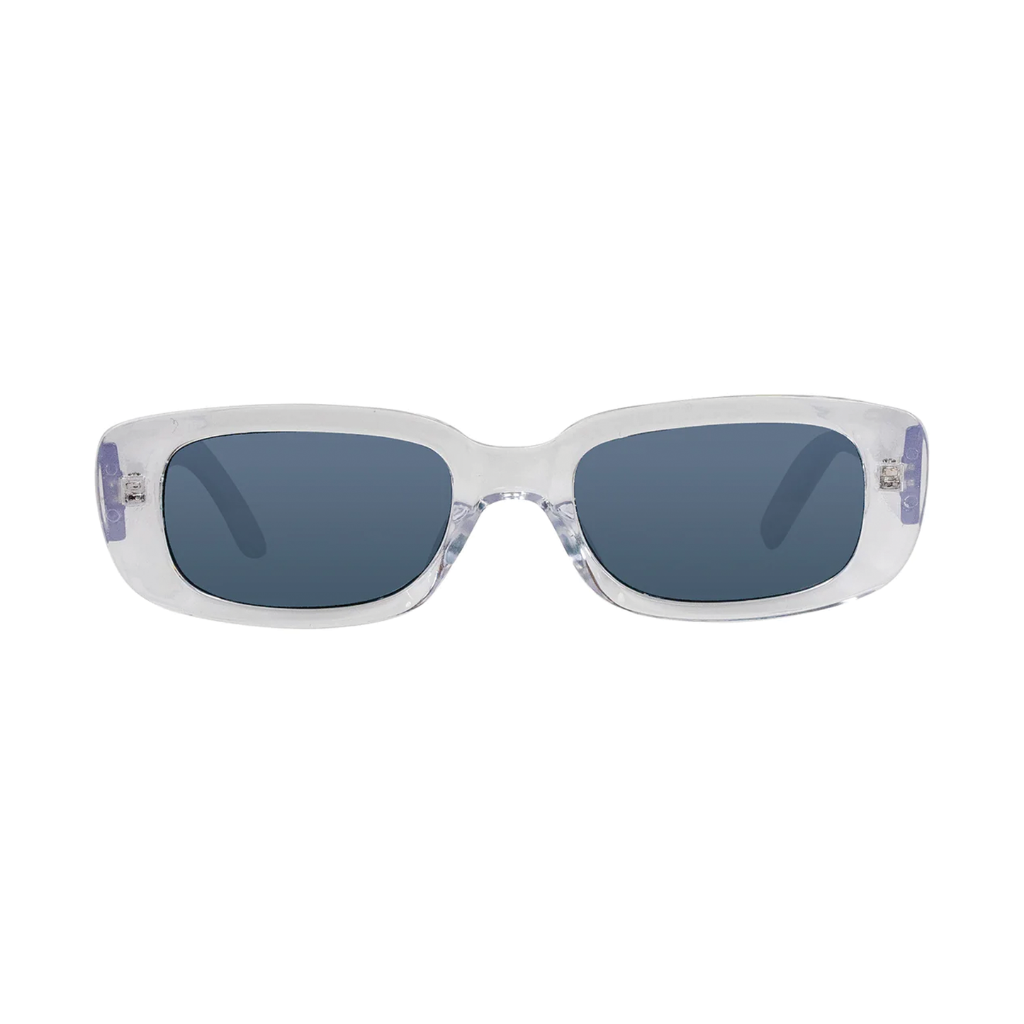 Cassette Soundtrack Sunglasses - Crystal / Smoke Lens