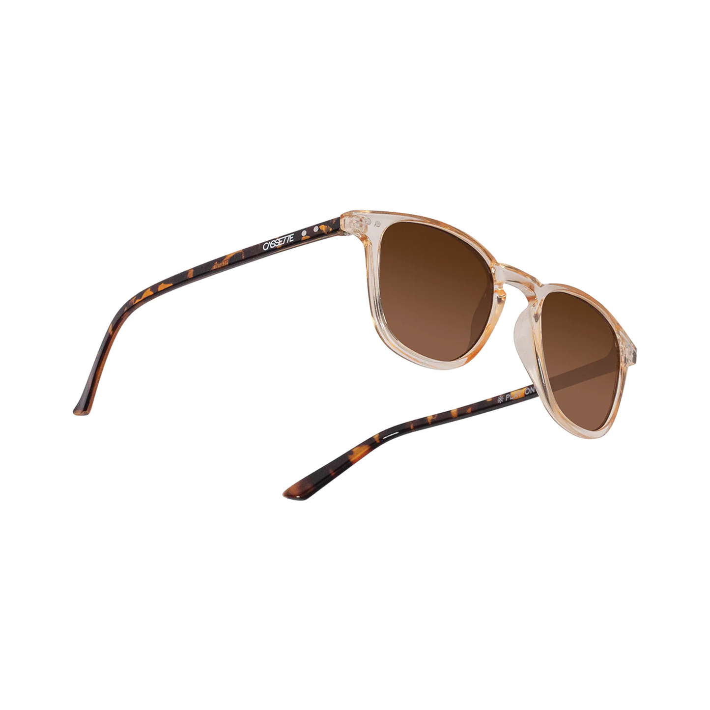 Cassette Standard Sunglasses - Champagne Tortoise / Brown Lens