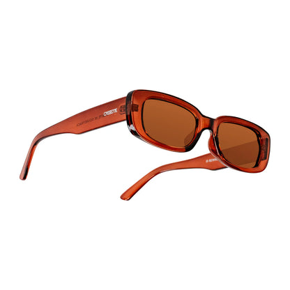 Cassette Soundtrack Sunglasses - Brandy Brown / Brown Lens