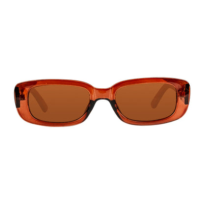Cassette Soundtrack Sunglasses - Brandy Brown / Brown Lens
