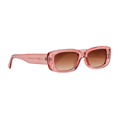 Cassette Soundtrack Sunglasses - Dusty Rose / Gradient Lens