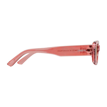 Cassette Soundtrack Sunglasses - Dusty Rose / Gradient Lens