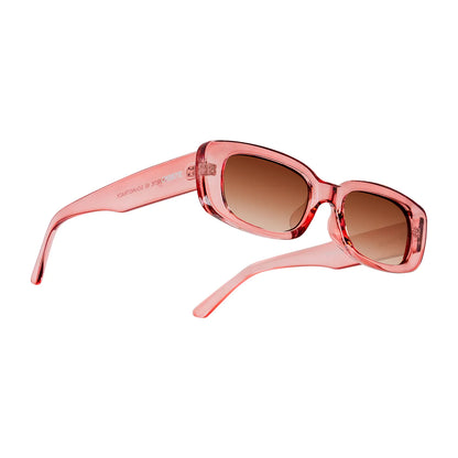 Cassette Soundtrack Sunglasses - Dusty Rose / Gradient Lens