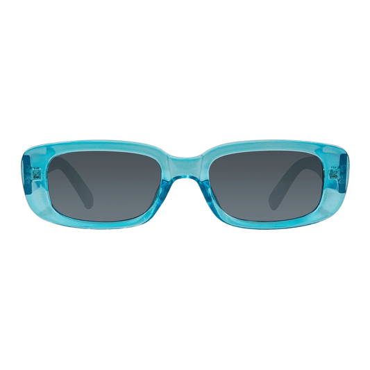 Cassette Soundtrack Sunglasses - Bali Blue / Smoke Lens