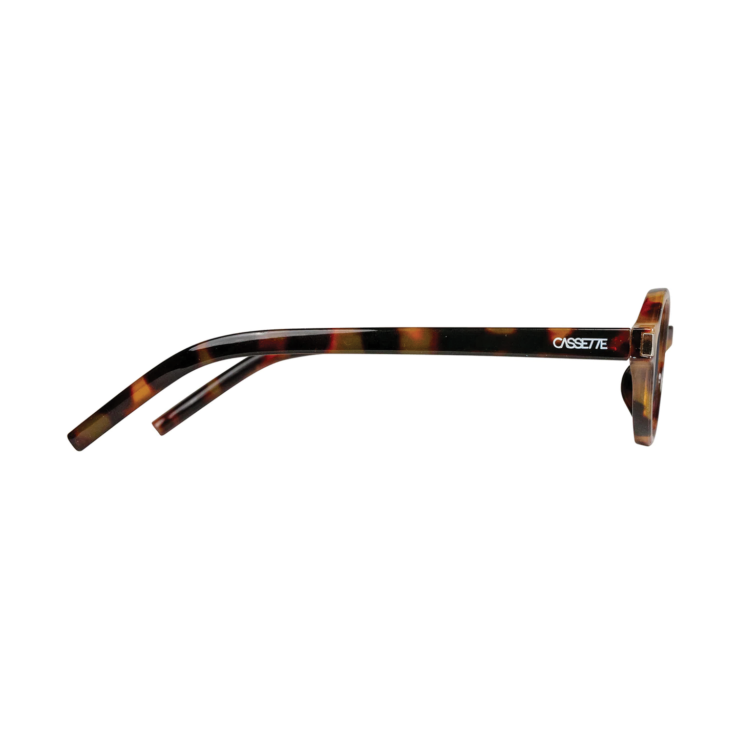 Cassette Tempo Sunglasses -  Demi Tortoise / Blue Lens