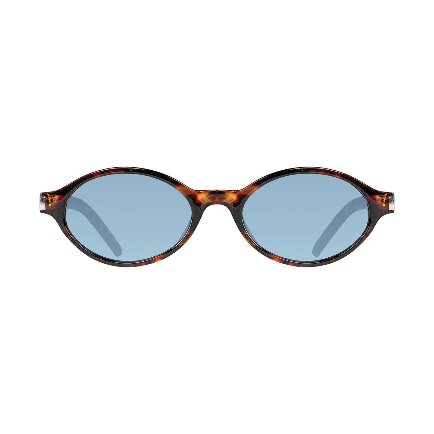 Cassette Tempo Sunglasses -  Demi Tortoise / Blue Lens