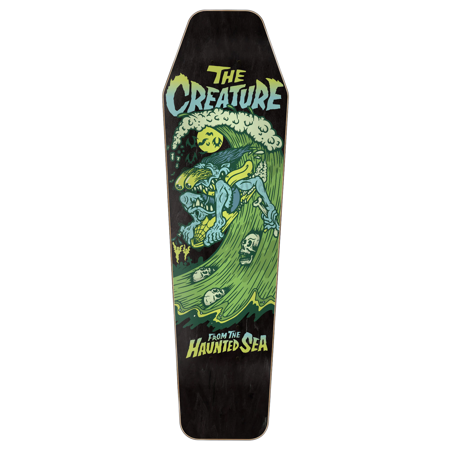 Creature Haunted Sea Shaped Deck - 8.48