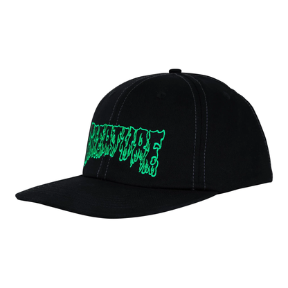 Creature Hesher Flame Snapback Hat - Black
