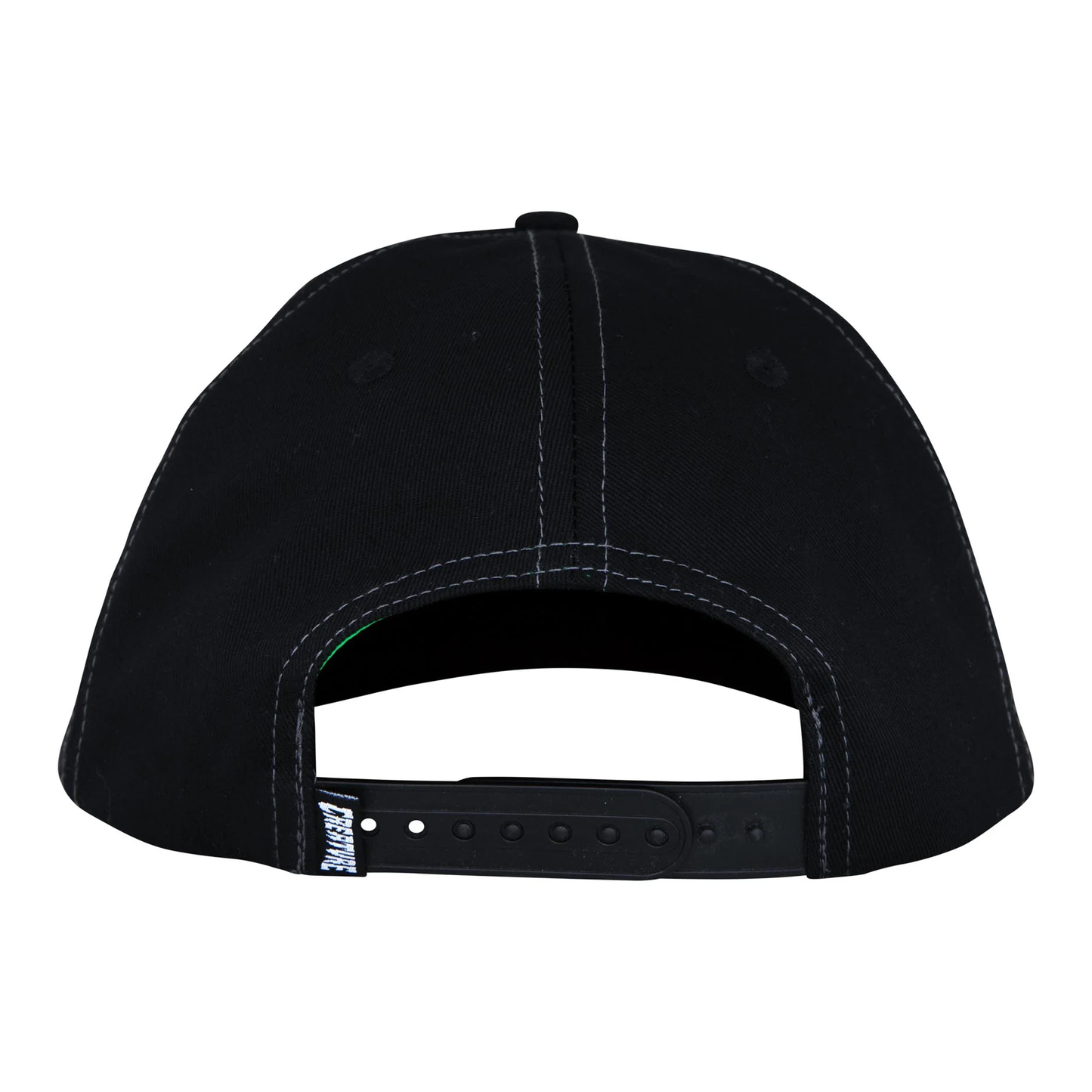 Creature Hesher Flame Snapback Hat - Black