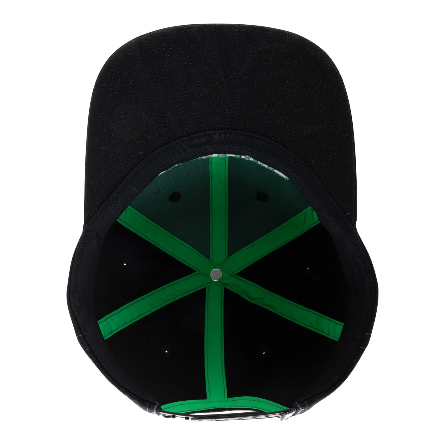 Creature Hesher Flame Snapback Hat - Black