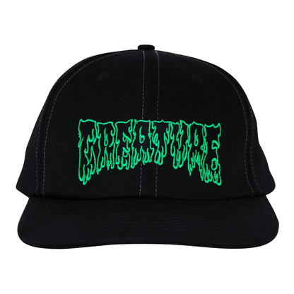 Creature Hesher Flame Snapback Hat - Black