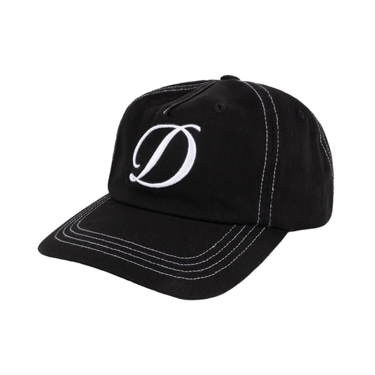 Dime Cursive Denim Worker Cap - Black