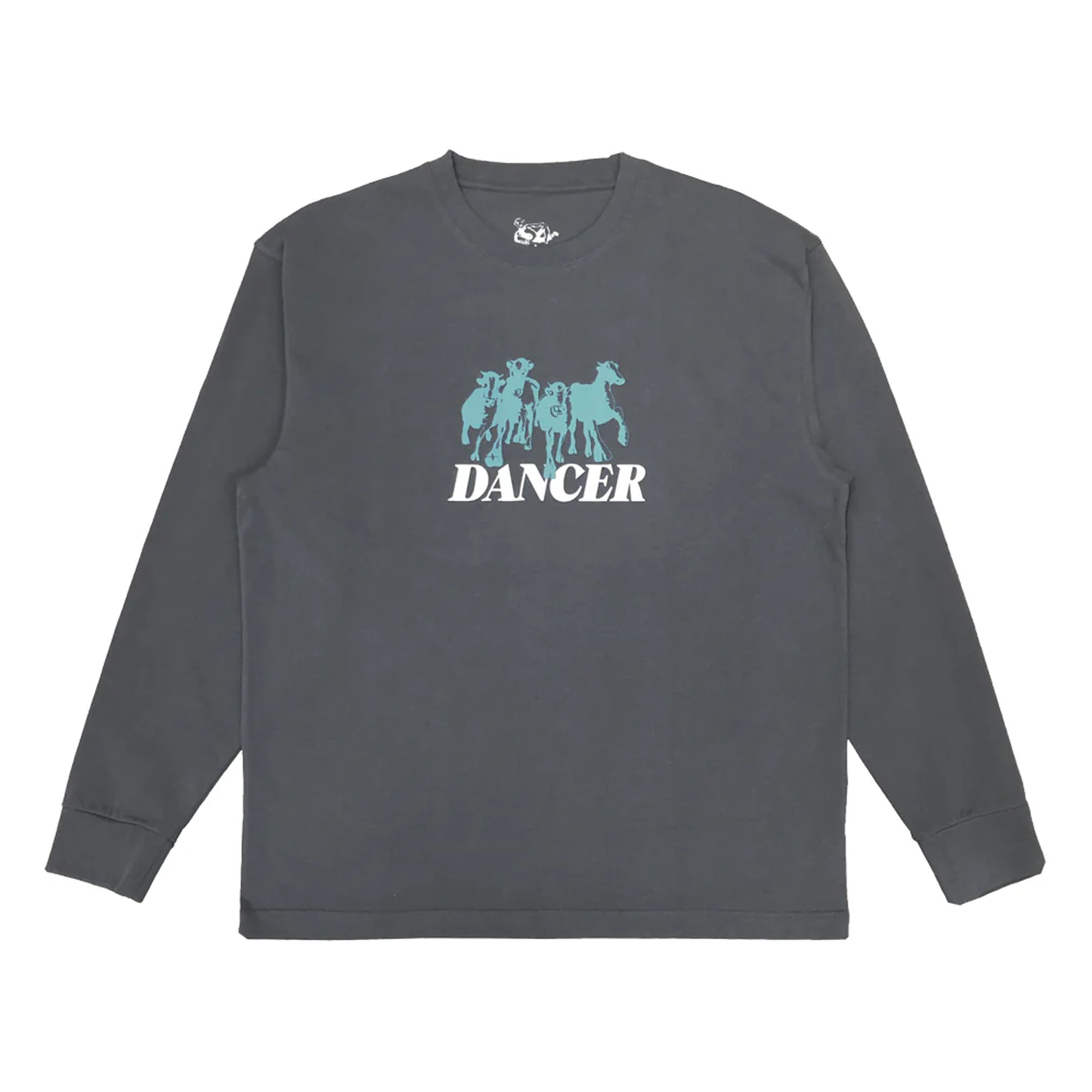 Dancer Step Aside LS Tee - Charcoal