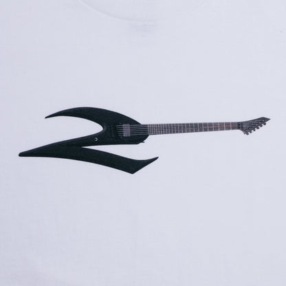 2 Riser Pads Guitar Tee - White