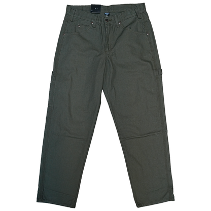 Dickies Relaxed Fit Heavyweight Duck Carpenter Pants - Rinsed Moss Green