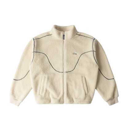 Dime Polar Fleece Sherpa Zip - Cream