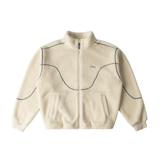 Dime Polar Fleece Sherpa Zip - Cream