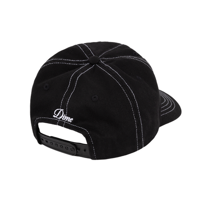 Dime Cursive Denim Worker Cap - Black
