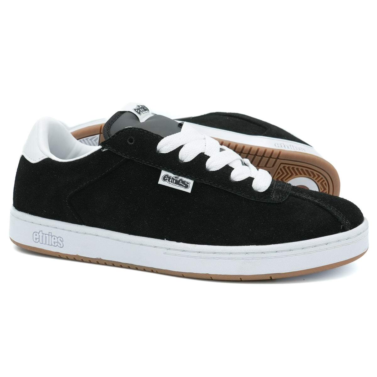 Etnies Frontside Skate Shoes Y2K Mens Size 9 Black White Sneakers Skateboard NEW Etnies Frontside Skate Shoes Y2K Mens Sz 8.5 | Mercari main image 2