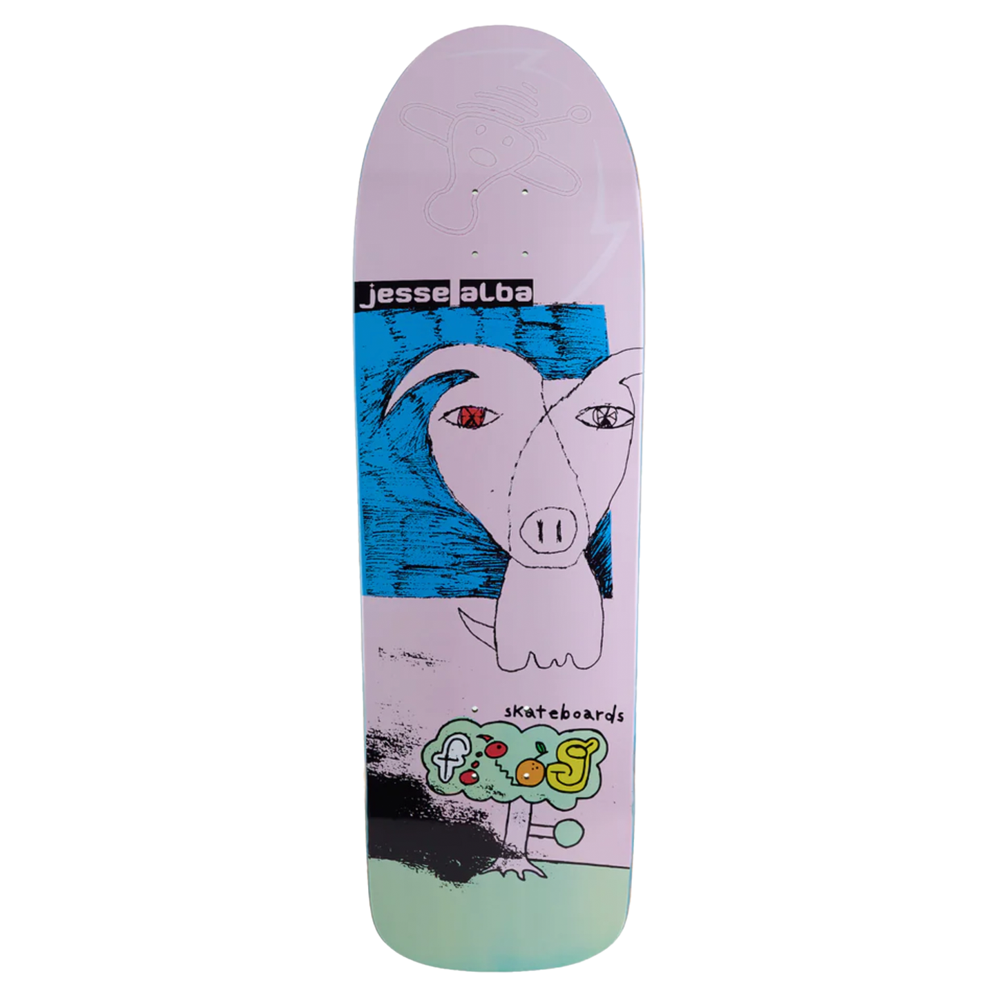 Frog Pig Mode Jesse Alba Deck - 9.6