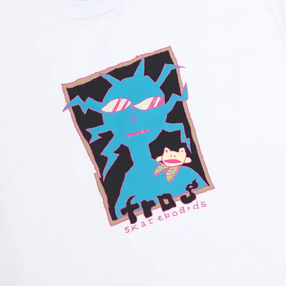 Frog Shoulder Frog Tee - White