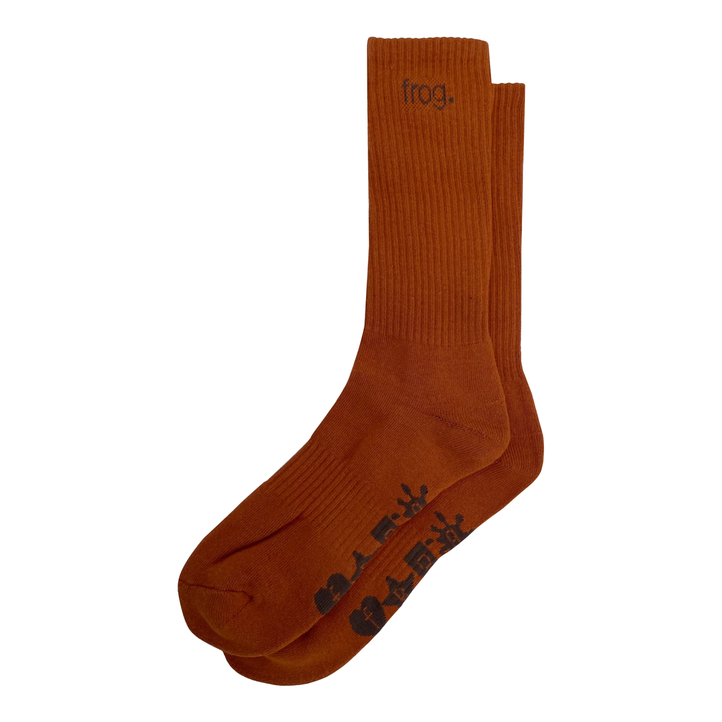 Frog Socks - Brown