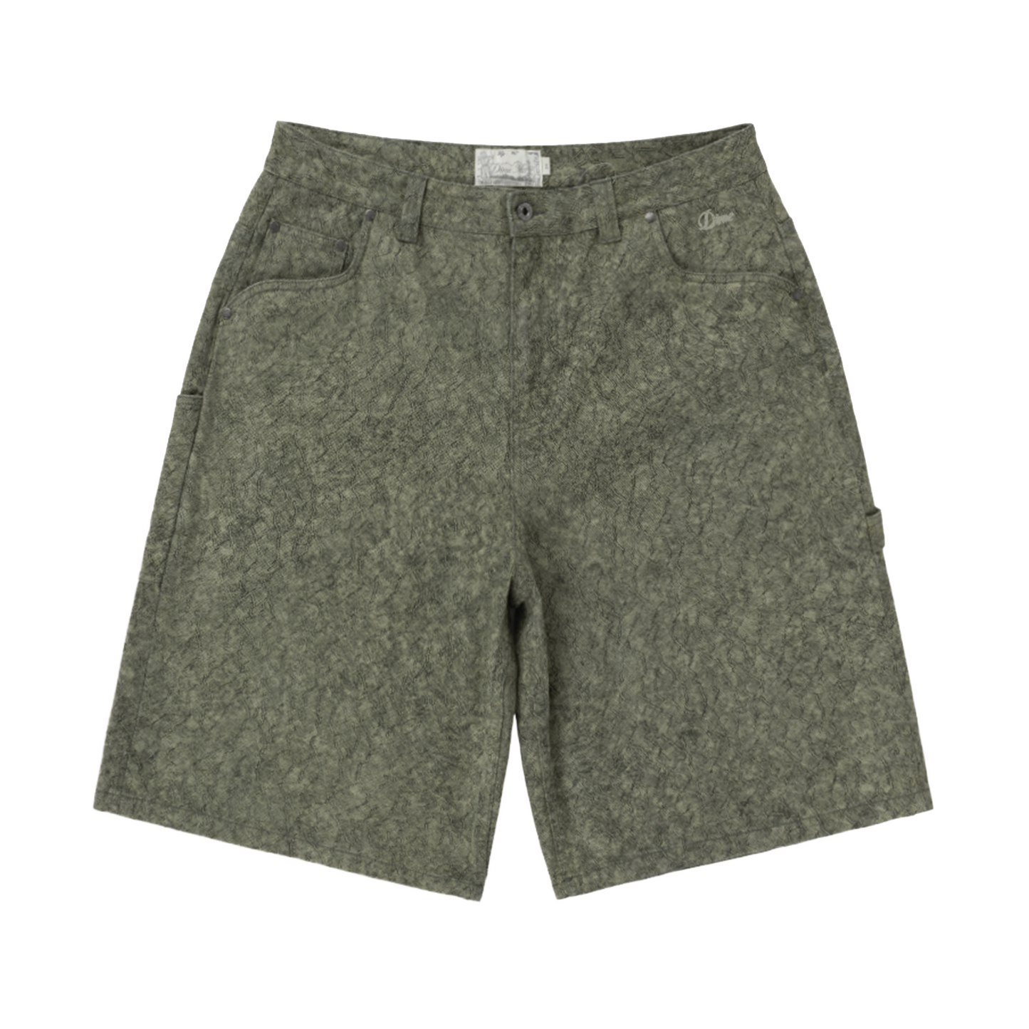 Dime Classic Denim Shorts - Electric Green