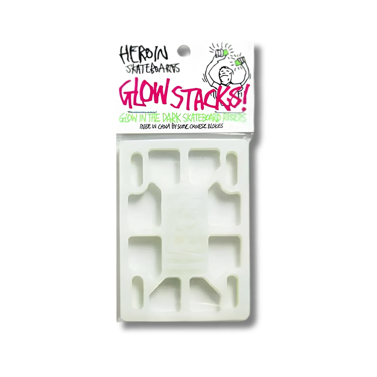 Heroin Glow In the Dark Riser Pads - 1/8"