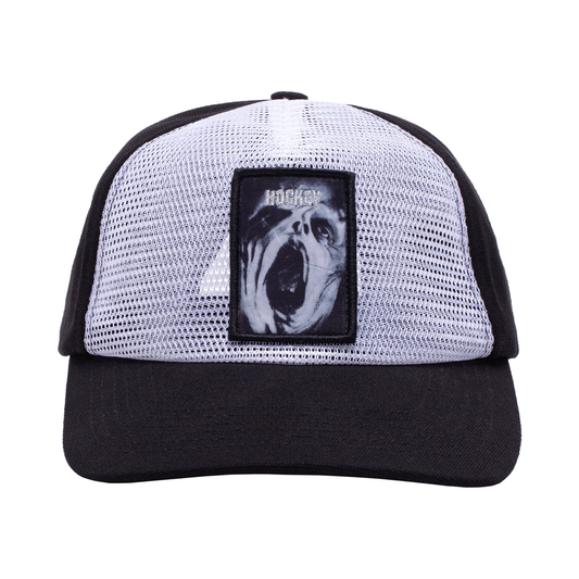 Hockey Altered States Reverse Trucker Hat - White / Black