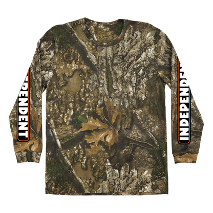Independent Bar Logo L/S Tee - Realtree APX
