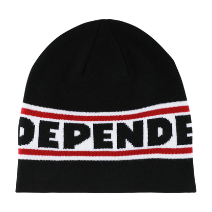 Independent Bar Logo Skully Beanie - Black
