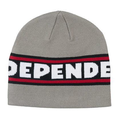 Independent Bar Logo Skully Beanie - Grey