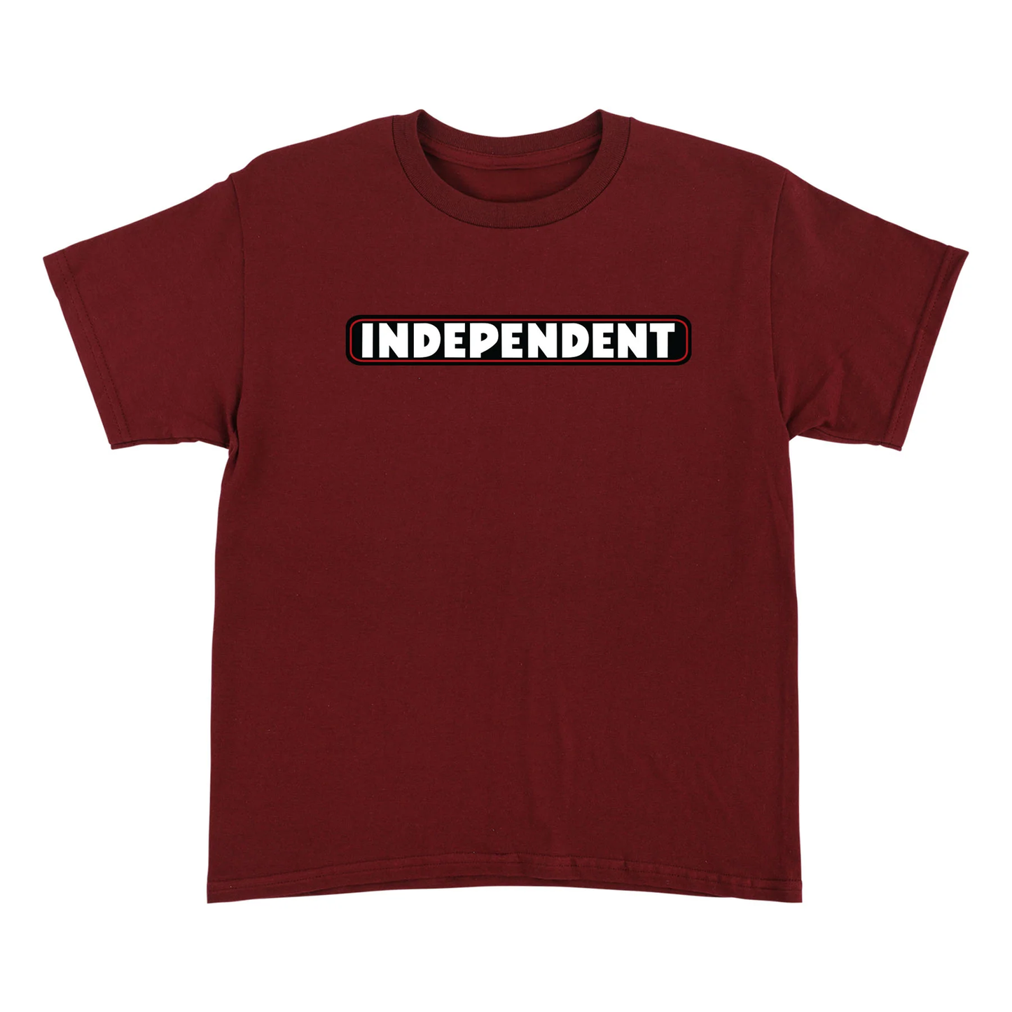 Independent Bar Logo Youth Tee - Maroon