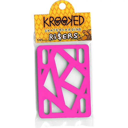 Krooked Riser Pads - 1/8" - Hot Pink