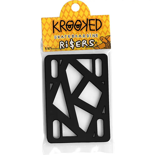Krooked Riser Pads - 1/4" - Black