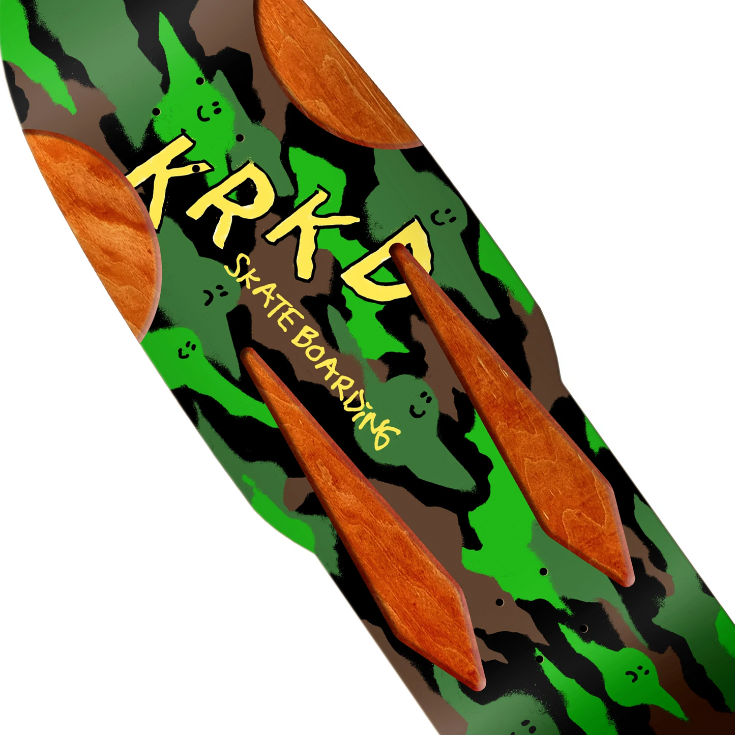 Krooked Kamo Diamond Quade Deck - 10.75