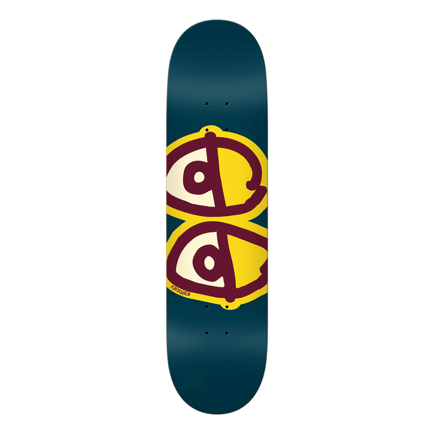 Krooked Team Eyes Spruce Deck - 8.25