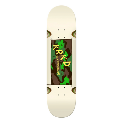 Krooked Kamo White Deck - 8.5