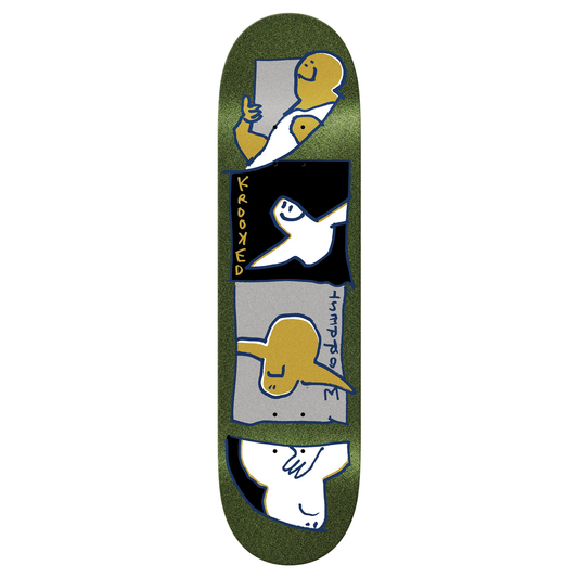 Krooked Worrest Goldburd Twin Tail Slick Deck - 8.3