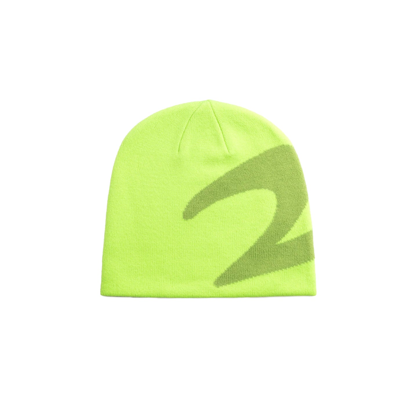 2 Riser Pads Skully Beanie - Lime