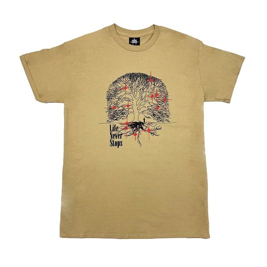 Late Nite Stars Life Tree Tee - Brown