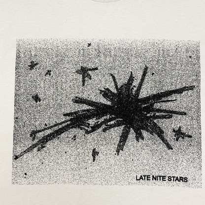 Late Nite Stars Starburst Tee - Gray