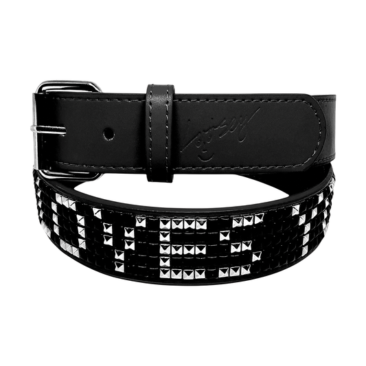 Loosey Loves You Stud Belt - Black