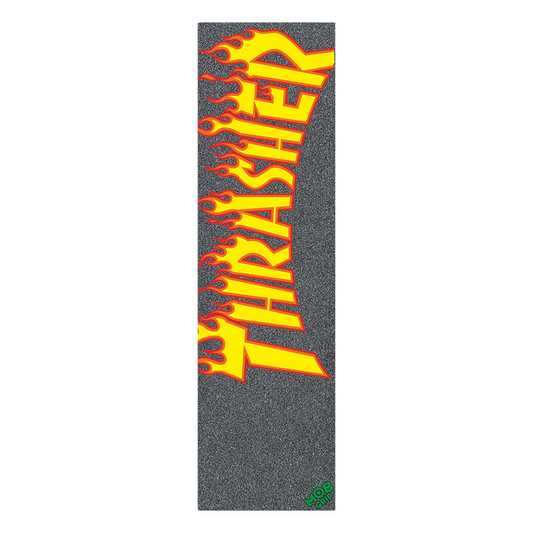 Mob Griptape x Thrasher Sheet - Yellow and Orange Flame Grip