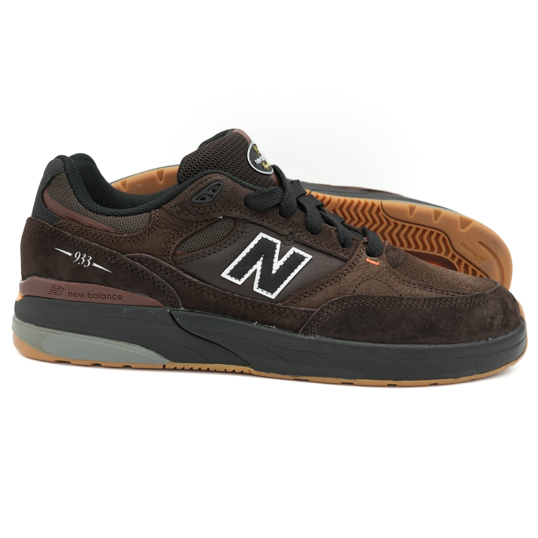 New Balance Andrew Reynolds 933 - Dark Brown – Time Machine Skateshop
